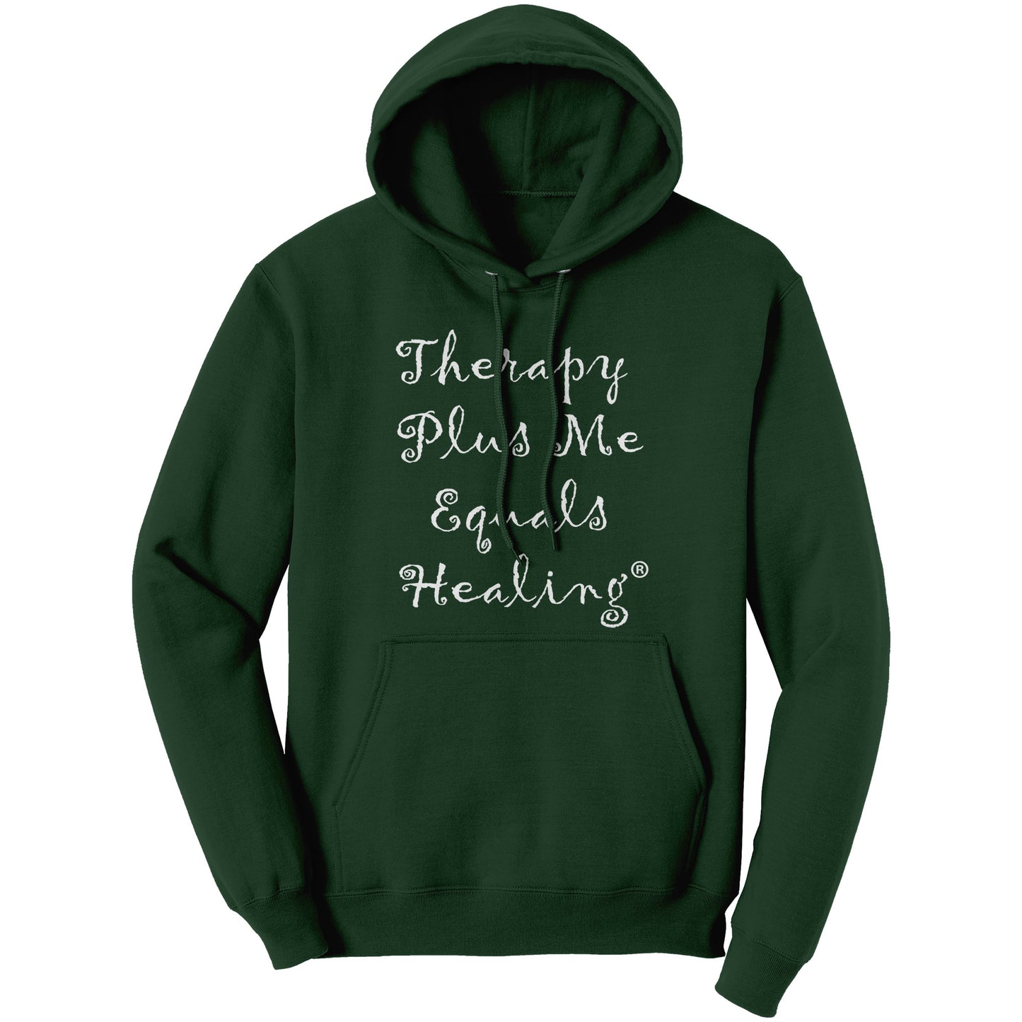 Therapy Plus Me Equals Healing (CURSIVE) Hoodie (UNISEX)