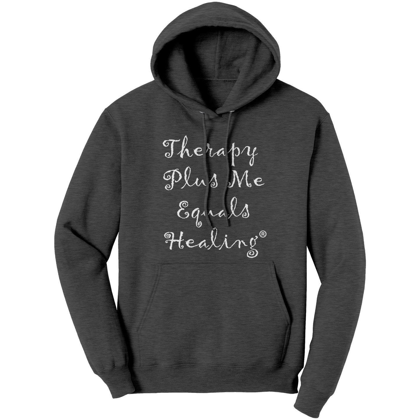 Therapy Plus Me Equals Healing (CURSIVE) Hoodie (UNISEX)