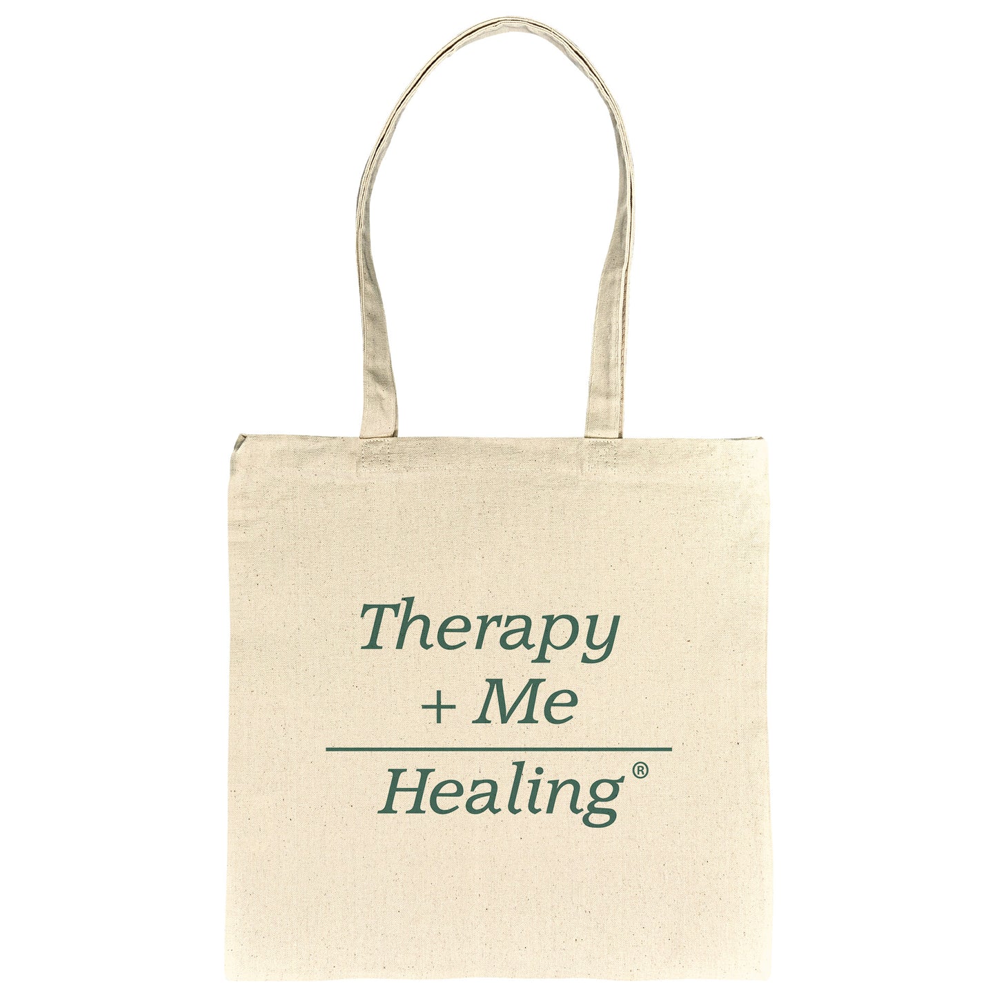 Therapy Plus Me Equals Healing Math Tote