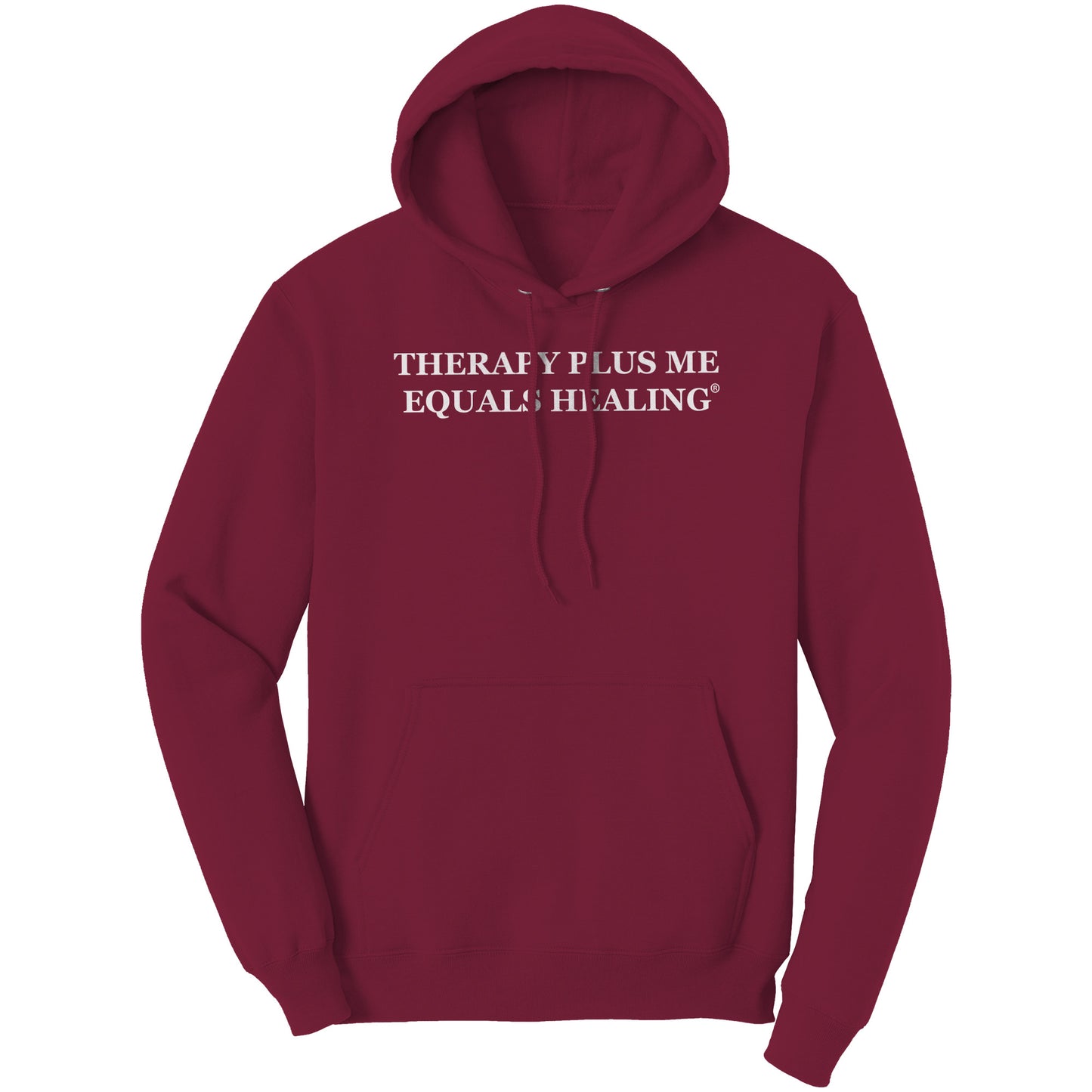 Therapy Plus Me Equals Healing (WORDS) Hoodie (UNISEX)