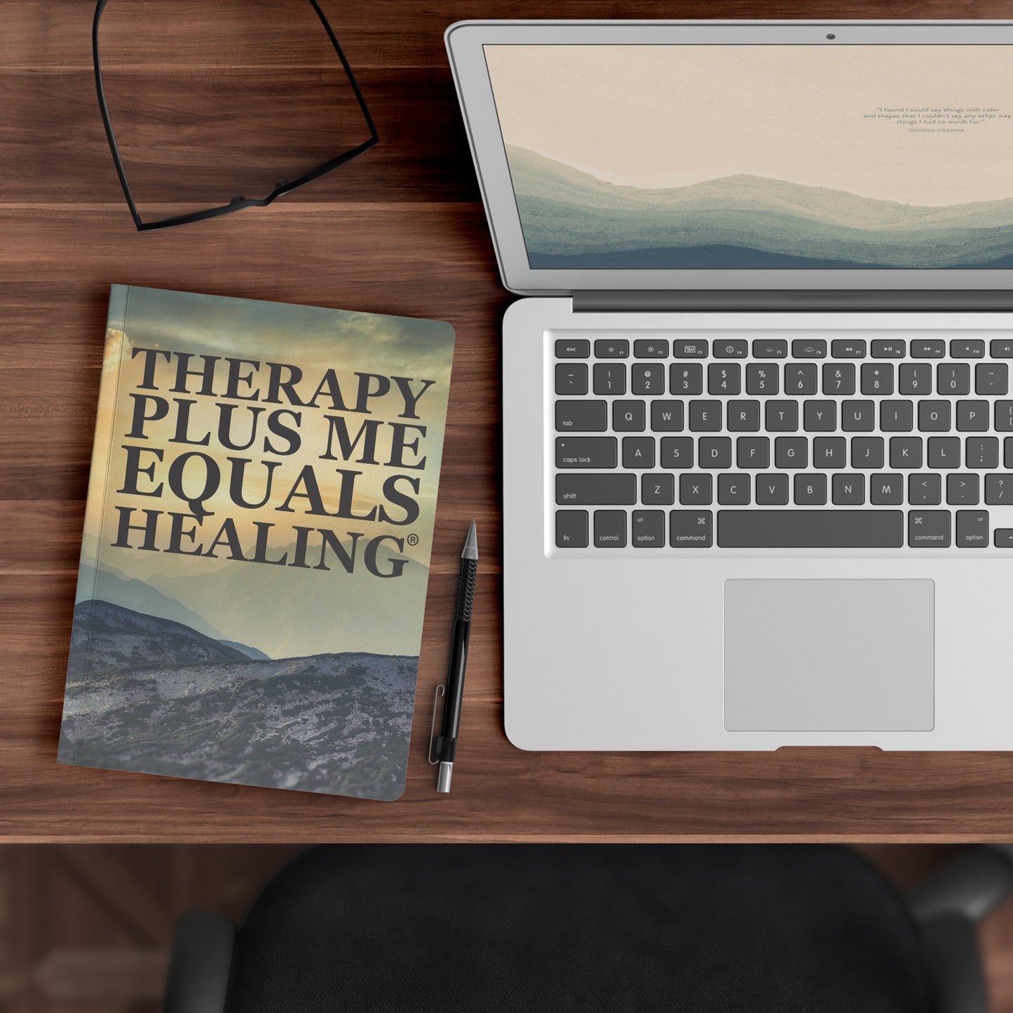 Therapy Plus Me Equals Healing (WORDS) Journal